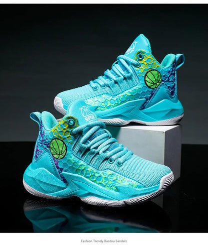 Kids Children's Sports Boys Girls Running Casual Outdoor Breathable Mesh Wear-Resistant Sneakers Basketball shoes. The Clothing Company Sydney