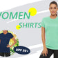 Summer Casual T-shirts UPF 50+ Quick Dry Womens Skin Sun Protection T-shirt Outdoor Running Swim Athletic T shirts Tops