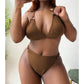 Ribbed Bikini Large Size Plus Size Women Swimsuit Two piece Bikini set Bather Bathing Suit Swimwear The Clothing Company Sydney