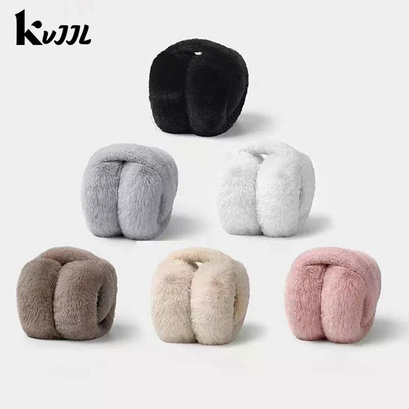 Solid Soft Plush Ear Keep Warmer Winter Earmuffs For Women Men Fashion Outdoor Earflap Protection Ear-Muffs Ear Cover The Clothing Company Sydney