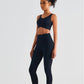 Workout Clothes Yoga Set Two Piece Gym Sport Bra With High Waist Leggings Crop Top Sport Set Women's Outfits The Clothing Company Sydney