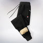 Winter \ Warm Casual Pants Men's Fitness Jogging Sweatpants Drawstring Bottoms Fleece Straight Trousers