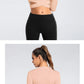 Long Sleeve Midriff Yoga Tops Sports Fitness Crop Top Gym Shirts Slim Fit Running Tank Tops Criss Cross Top The Clothing Company Sydney