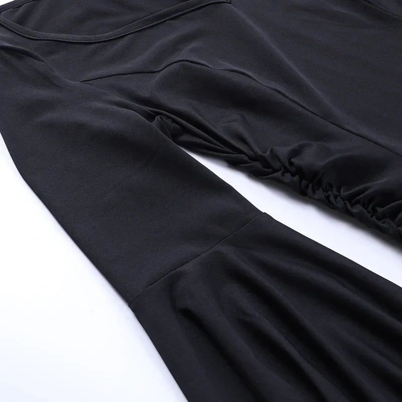 Women's Halloween Costume Batwing Sleeve Black Gothic Dress The Clothing Company Sydney