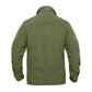 Full Zip Up Tactical Green Fleece Jacket Thermal Warm Work Coats Men's Pockets Safari Jacket Hiking Outwear Windbreaker