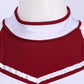 2 Piece Cheerleader Costume Women Adult Cheerleading Uniform Dancing Outfit Sleeveless Crop Top with Mini Pleated Skirt The Clothing Company Sydney