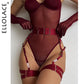 Tight Fitting Lace Bodysuit With Gloves Garter Night Club Outfit Mesh Top Lingerie Set The Clothing Company Sydney