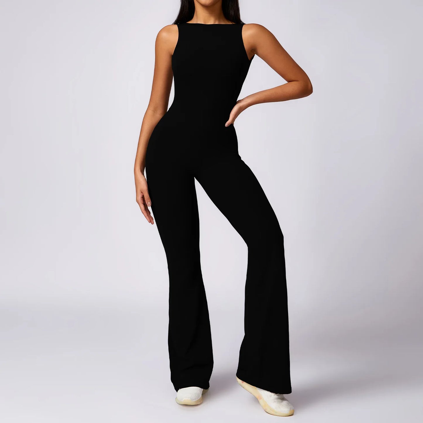 Women's V Back Jumpsuit Gym Set Sports Jumpsuit Training Yoga Suit Fitness Rompers Stretch Workout Bodysuits Sportswear The Clothing Company Sydney