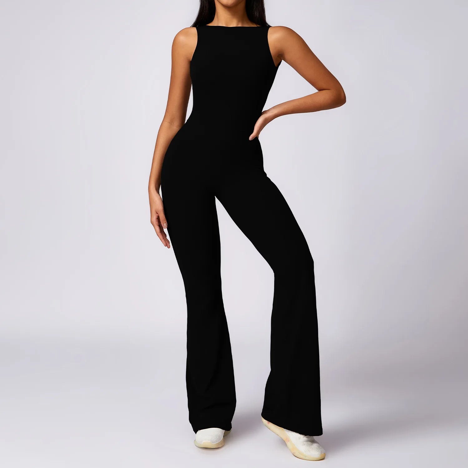 Women's V Back Jumpsuit Gym Set Sports Jumpsuit Training Yoga Suit Fitness Rompers Stretch Workout Bodysuits Sportswear The Clothing Company Sydney