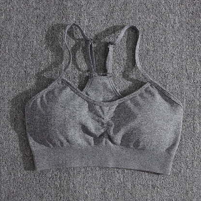 Womens Two Piece Set Peach Shorts Trackuists Gym Yoga Running Halter Fitness Shorts Push Up Bra Top Set The Clothing Company Sydney