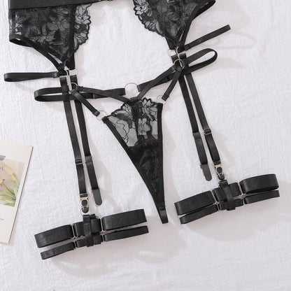 5 Piece Lingеrie Set Halter Bra Push Up Underwear G String Costume Fantasy Intimate Outfits The Clothing Company Sydney