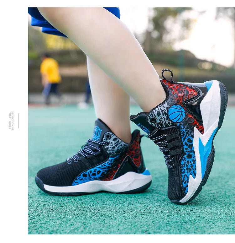 Kids Children's Sports Boys Girls Running Casual Outdoor Breathable Mesh Wear-Resistant Sneakers Basketball shoes. The Clothing Company Sydney
