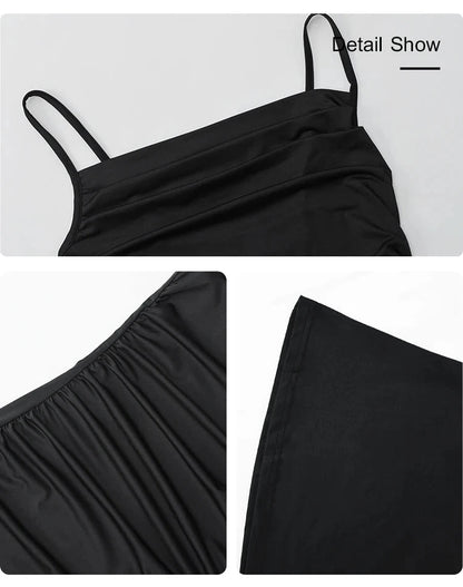 Women's Party Maxi Spaghetti Strap Elegant Slim Evening Wedding Guest Multi-Color Summer Milkmaid Dresses The Clothing Company Sydney