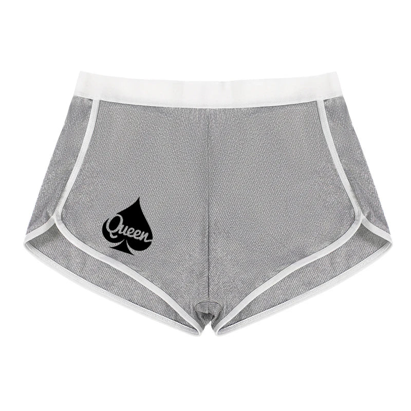 Queen of Spades Women's Boy shorts Seamless Mid-rise Boxers Abdominal Lifting Hip Sports Youth Underwear The Clothing Company Sydney