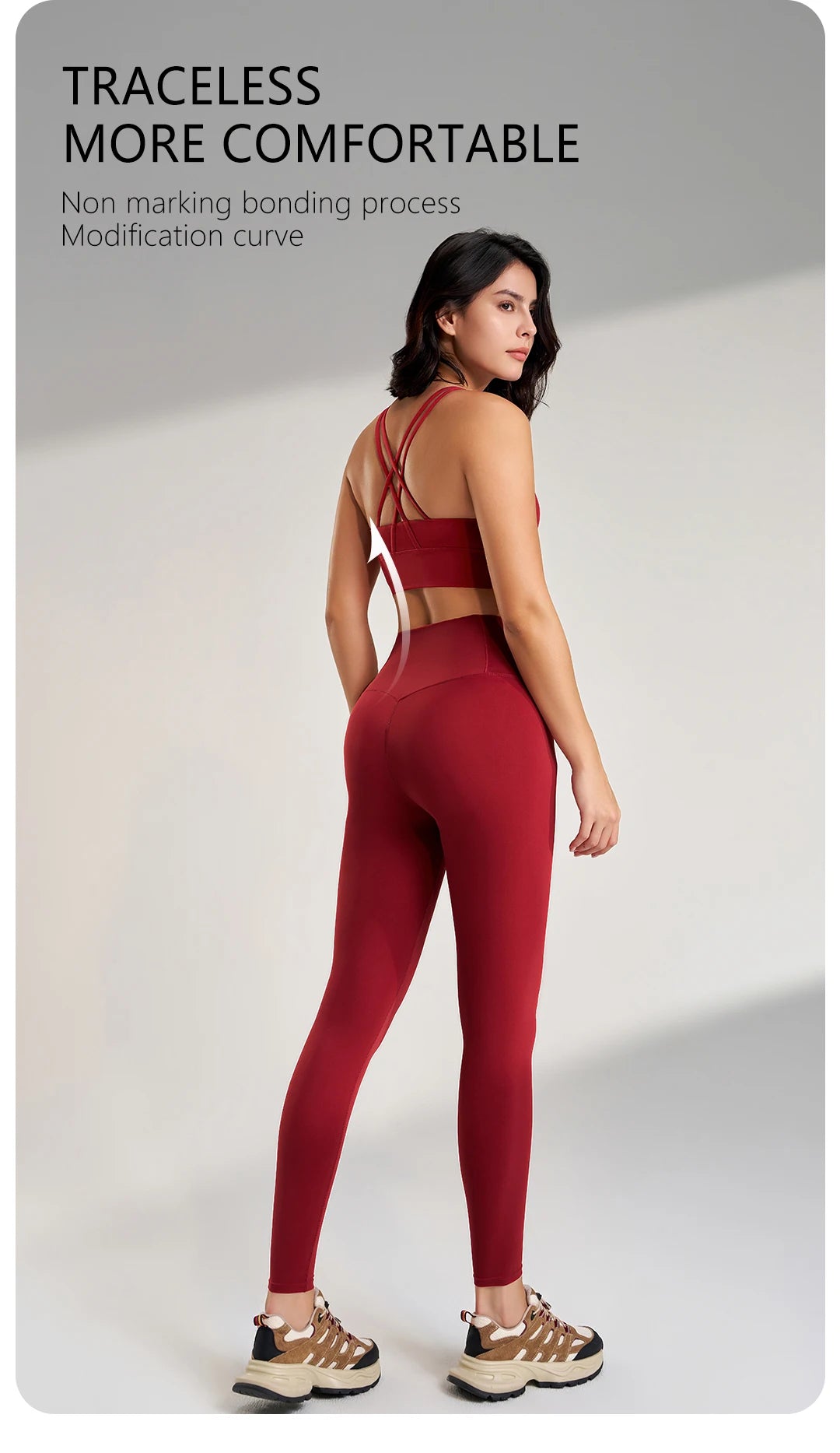 2 Piece Yoga Gym Running Leggings Crop Top Matching Outfit Set