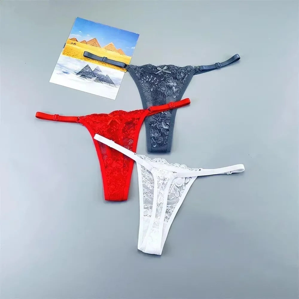 3 Pack Thongs Underwear Lace G-String Panties Low Waist Plus Size Briefs The Clothing Company Sydney