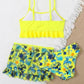 Flower Print Girls Swimwear Kids Children 3 Piece Swimsuit Cover Up Set Teens Swimming Suit The Clothing Company Sydney