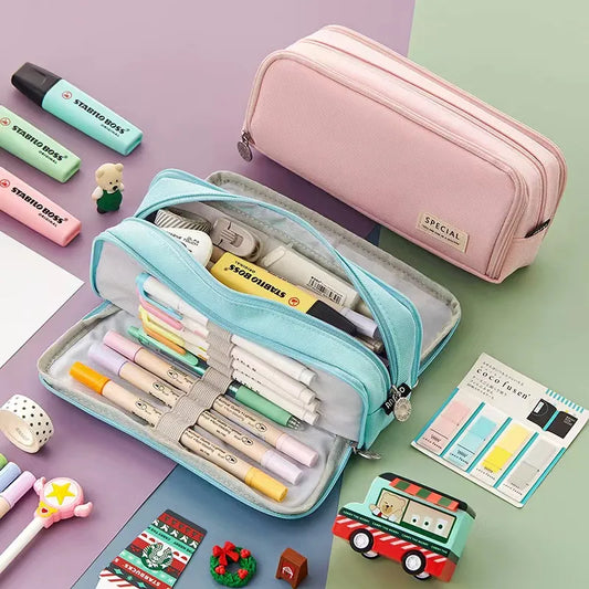 Large Capacity Pencil Case Cute Pencil Cases Student Pen Case Big School Supplies Stationery Pencil Bags Box Pencil Pouch The Clothing Company Sydney