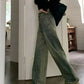 Vintage Baggy Straight Denim Trousers Y2K High Waist Loose Wide Leg Jeans Women Streetwear All-Match Casual Pants