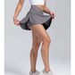 Women's Pleated Tennis Skirt with Pockets Shorts Athletic Skirts Crossover High Waisted Athletic Golf Badminton Skorts Workout Sports Skirts The Clothing Company Sydney