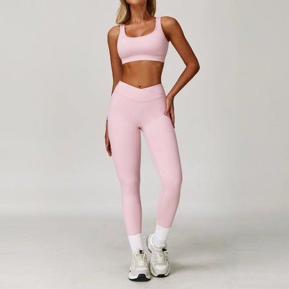 2 Piece Women's Sportswear Yoga Gym Clothes Workout Outfits Yoga Suits Tracksuits Fitness Set Sports Bra Running Gym Leggings The Clothing Company Sydney