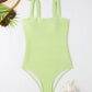 One Piece Wavy Swimsuit Women Strappy Swimwear Monokini Bathers Bathing Swimming Swim Suit Beachwear The Clothing Company Sydney