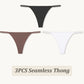 3 Pack Seamless Thong Women Thin Strap Low Waist High Flexibility Panties Briefs T-back Comfortable Underwear The Clothing Company Sydney