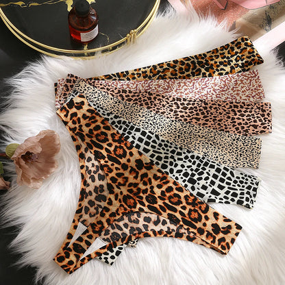 Women's Underwear Leopard Print Seamless Panties Sports Lingerie Thong G-String The Clothing Company Sydney