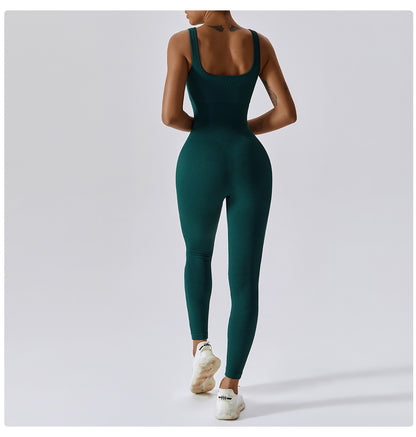 Spring Seamless One-Piece Yoga Clothes Sportswear Women's Gym Push Up Workout Clothes Fitness Sports Stretch Bodysuit Yoga Suit The Clothing Company Sydney
