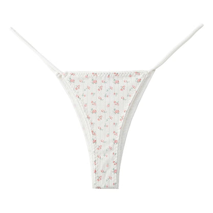 Women's Panties Printed Bikini Lingerie Fashion Lingerie G String Breathable Underwear