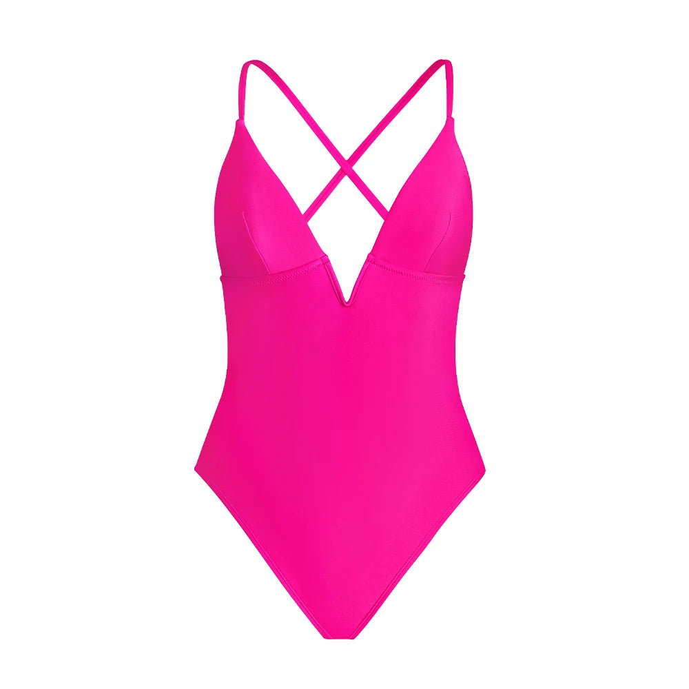 One Piece Backless Monokini Swimwear Bathing Suit Beachwear Swimsuit The Clothing Company Sydney