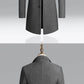 Business Casual Trench Coat Men Style Winter Coat Men's Autumn and Winter Wool Mix Coat Jacket