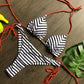 2 Piece Striped Bikini Set Knotted Swimsuit Women Biquinis Beach SThong Swimwear Bandage Brazilian Mirco Bikini Set The Clothing Company Sydney