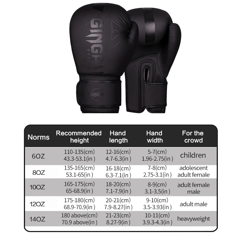 Adults and kids PU Muay Thai boxing gloves for MMA, kickboxing, and training, by The Clothing Company Sydney