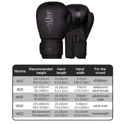 Adults and kids PU Muay Thai boxing gloves for MMA, kickboxing, and training, by The Clothing Company Sydney