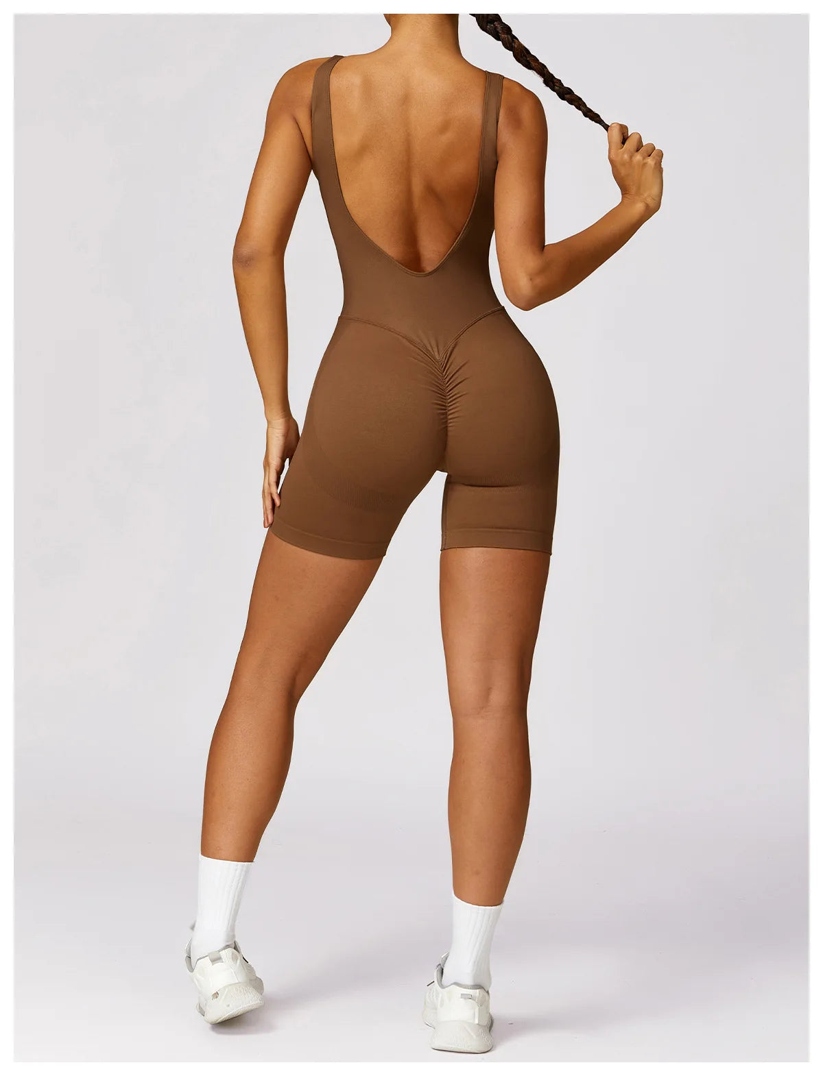 Yoga Set One-Piece Seamless Hollowed Out Women's Jumpsuits Gym Push Up Workout Fitness Bodysuit