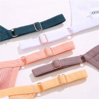 5 Pack Adjustable Women's Panties Cotton Panties Solid Low Waist Seamless Thongs Underpants Women Lingerie Set The Clothing Company Sydney