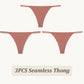 3 Pack Seamless Thong Women Thin Strap Low Waist High Flexibility Panties Briefs T-back Comfortable Underwear The Clothing Company Sydney