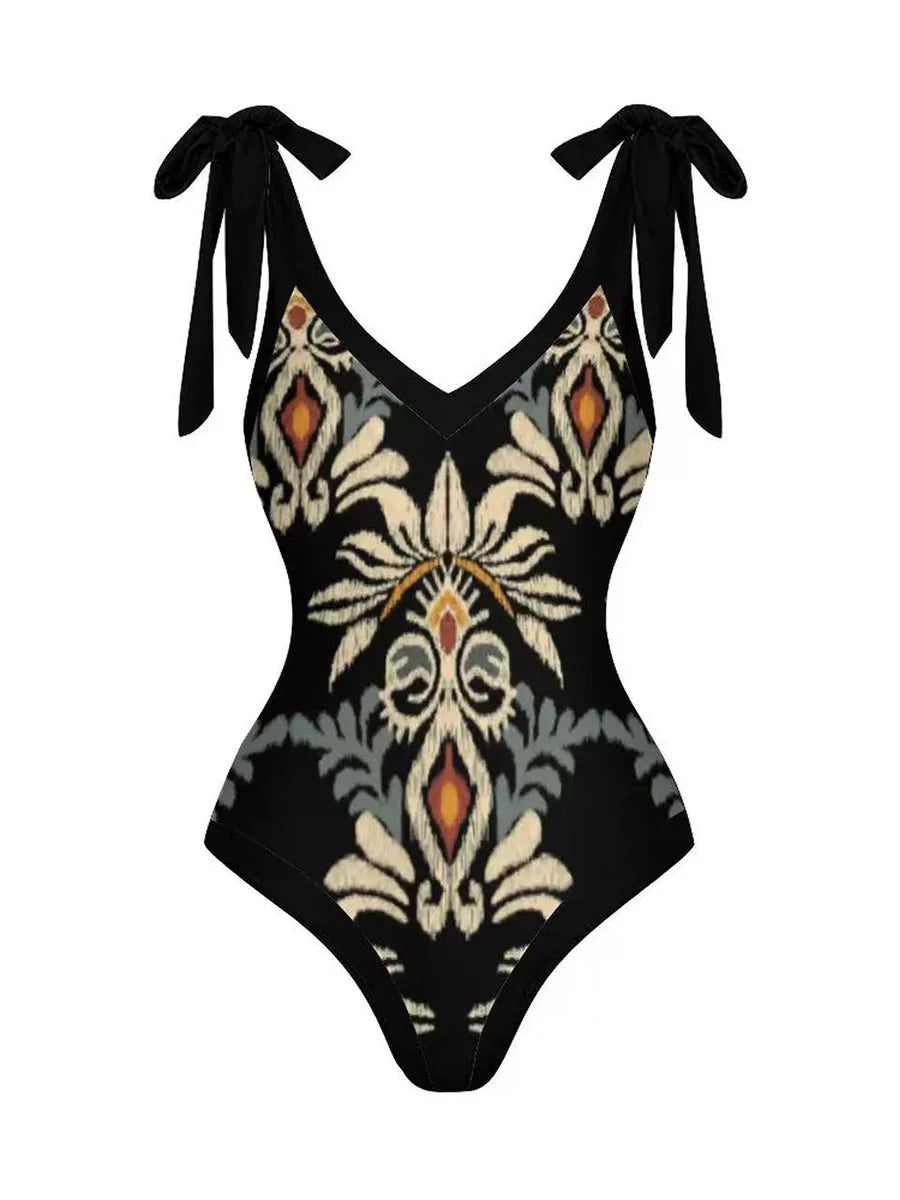 String One Piece Swimsuit & Vent Skirt Padded Women Bathing Suit Swimming Summer Beachwear Bodysuit Swimwear The Clothing Company Sydney