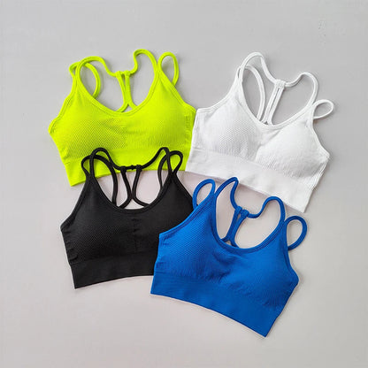 Women's running shockproof summer Bralette quick drying back fitness bra vest training Yoga Sports bra The Clothing Company Sydney