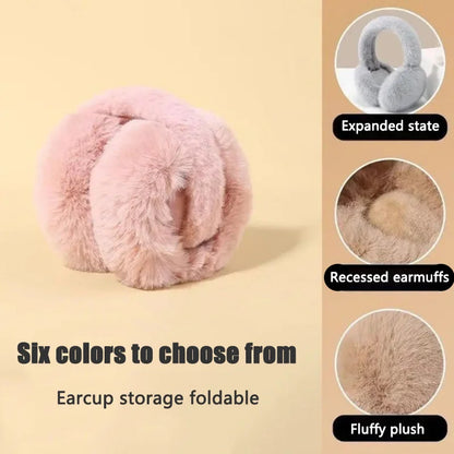 Winter Solid Soft Plush Ear Keep Warmer Earmuffs Fashion Outdoor Sports Earflap Protection Ear-Muffs Ear Cover