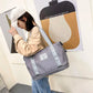 Travel Bag Women Shoulder Bag Casual Handbag Double Zipper Expansion Bag Large Bag Fashion Luggage Bag