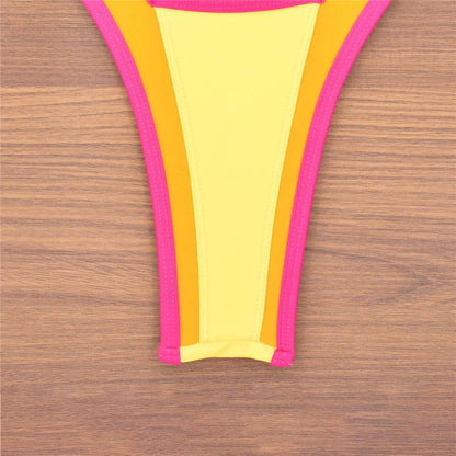 V Shape High Cut Bikini Swimsuit Women's Swimwear Two piece Bikini set Bather Bathing Suit The Clothing Company Sydney