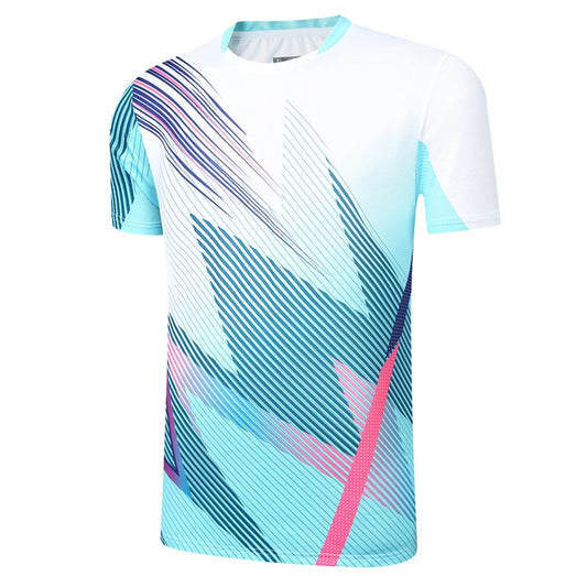 Unisex Badminton Tennis Shirts Gym Sports Short Sleeves Outdoor Training Jerseys Running Workout 3D Print Tee The Clothing Company Sydney