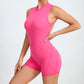 Hollow Backless Gym Bodycon Short Jumpsuit Playsuit Women One Piece Sport Outfit Yoga Romper Fitness Gear