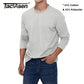 TACVASEN Long Sleeve Cotton T-shirt Mens Breathable Moisture Wicking Casual T-shirt Spring Pullover Crew Neck Basic Tee Tops Man The Clothing Company Sydney