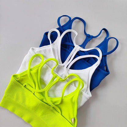 Women's running shockproof summer Bralette quick drying back fitness bra vest training Yoga Sports bra The Clothing Company Sydney