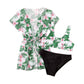 Flower Print Girls Swimwear Kids Children 3 Piece Swimsuit Cover Up Set Teens Swimming Suit The Clothing Company Sydney