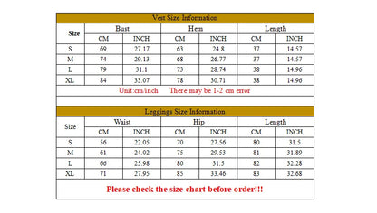 2 Piece Nylon Tracksuits Women's Yoga Set Sports Suit Sports Vest Gym Leggings Suit Seamless Workout Clothes Gymwear - The Clothing Company Sydney