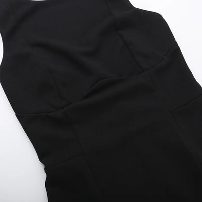 White Backless Patchwork Fashion Summer Elegant Party Mini Dress - The Clothing Company Sydney